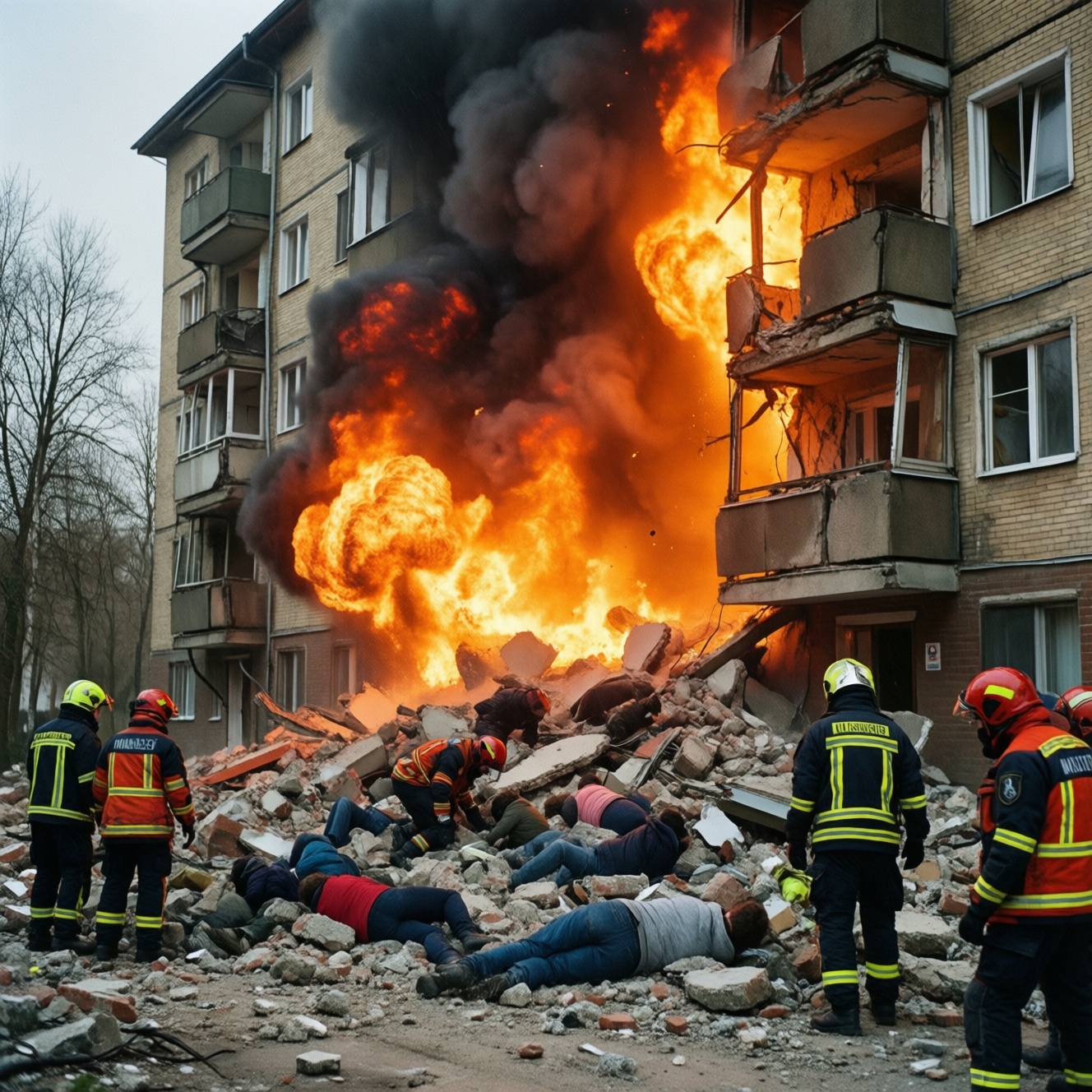 Взрыв жилого дома в Саратове: утечка газа, разрушение подъезда и расследование